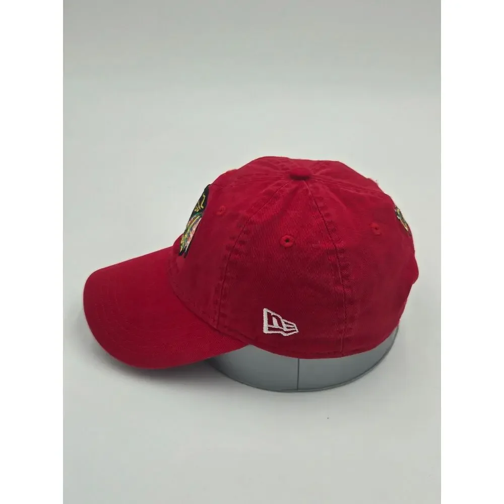 New Era Chicago Blackhawks Youth Adjustable Baseball Cap Red